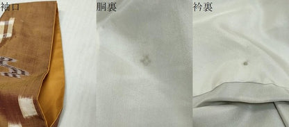 平和屋着物●本場琉球絣　紬　正絹　逸品　DABK0256ud