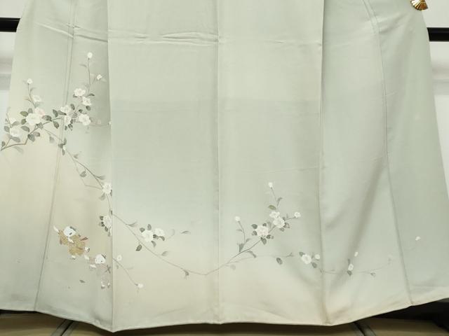 平和屋着物●訪問着　友禅　作家物　童子遊び　暈し染め　正絹　逸品　DABK0265ud