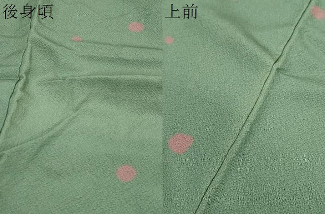 平和屋着物●世界的人形師　辻村寿三郎　ジュサブロー　小紋　水玉　正絹　逸品　未使用　DABK0287ud