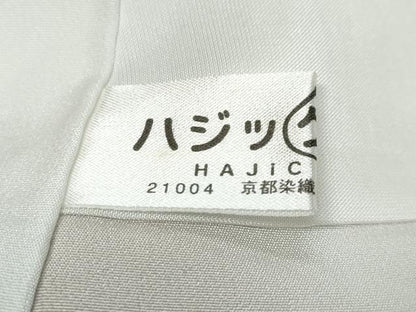 平和屋着物●上質な小紋　変わり格子文　正絹　逸品　未使用　DABK0294ud