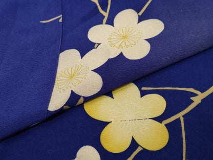 平和屋着物●アンティーク　大正ロマン　小紋　草花文　正絹　逸品　DABK0303ud