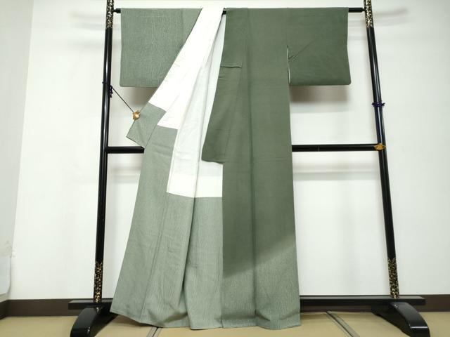 平和屋着物●訪問着　作家物　霞文　正絹　逸品　DABK0312ud