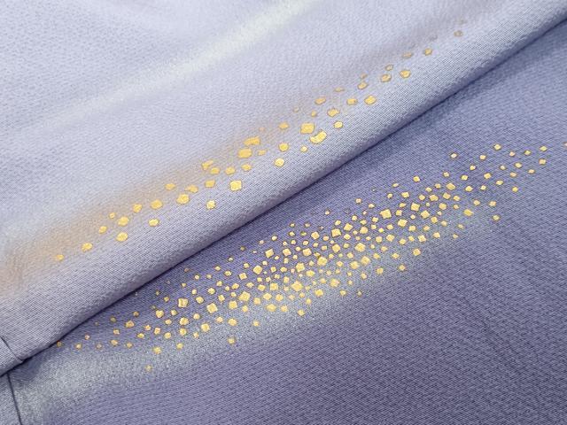 平和屋着物●人間国宝　福田喜重　刺繍　訪問着　霞文　暈し染め　金彩　正絹　逸品　DABK0331ud