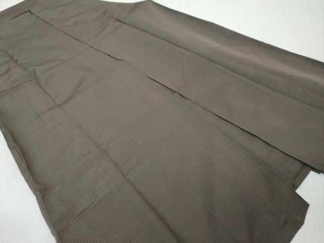 平和屋着物●男性　馬乗り袴　縞　正絹　逸品　DABK0340ud