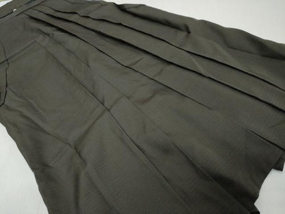平和屋着物●男性　馬乗り袴　亀甲文　正絹　逸品　DABK0342ud