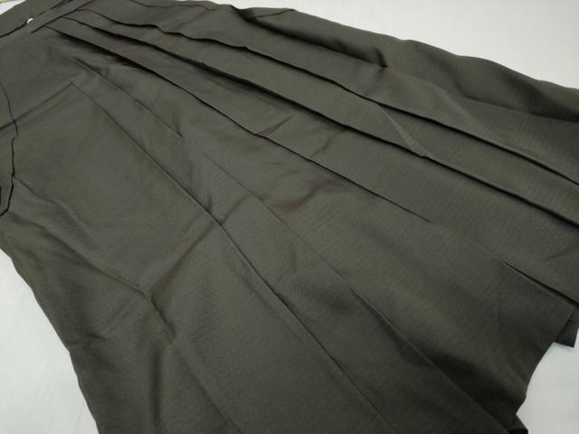 平和屋着物●男性　馬乗り袴　亀甲文　正絹　逸品　DABK0342ud