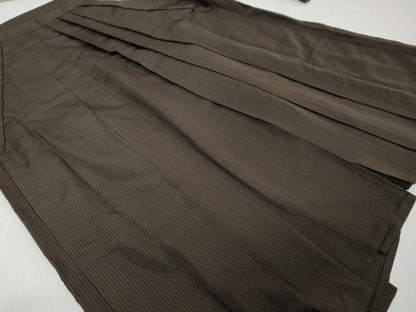 平和屋着物●男性　馬乗り袴　縞　正絹　逸品　DABK0343ud