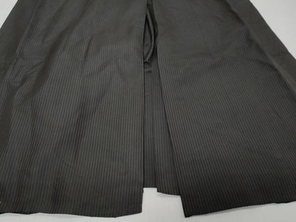 平和屋着物●男性　馬乗り袴　縞　正絹　逸品　DABK0345ud