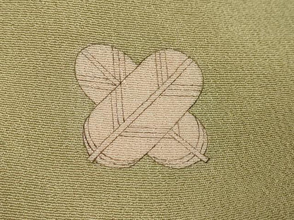 平和屋本店●アンティーク　大正ロマン　振袖　駒刺繍　鼓草花文　正絹　逸品　DABK0352ud