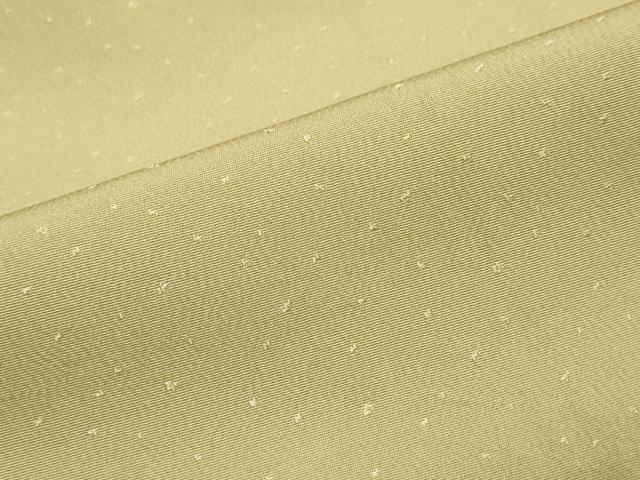 平和屋着物●上質な色無地　霞地紋　白橡色　松坂屋扱い　正絹　逸品　DABK0364ud