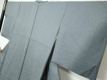 平和屋着物●訪問着　梟　ふくろう　暈し染め　金銀彩　正絹　逸品　DABK0376ud