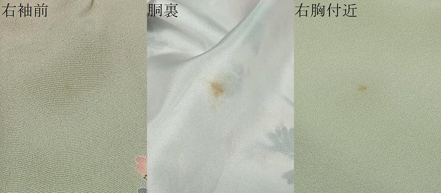 平和屋着物●訪問着　友禅　作家物　草花文　暈し染め　正絹　逸品　DABK0377ud