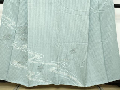 平和屋着物●中国三大刺繍　スワトウ刺繍　汕頭刺繍　総刺繍　訪問着　絞り　文箱花文　金彩　正絹　逸品　DABK0381ud