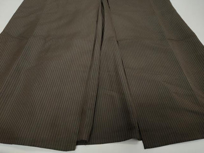平和屋着物●男性　馬乗り袴　縞　正絹　逸品　DABK0382ud