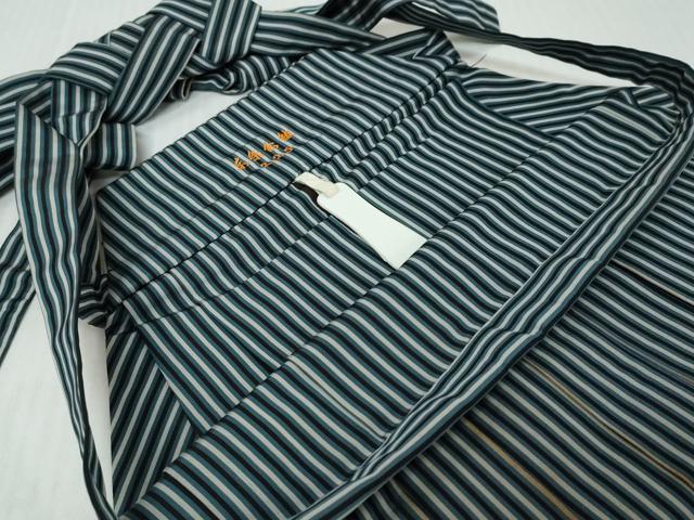 平和屋着物●男性　行灯袴　縞　正絹　逸品　DABK0383ud