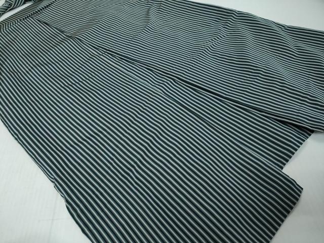 平和屋着物●男性　行灯袴　縞　正絹　逸品　DABK0383ud