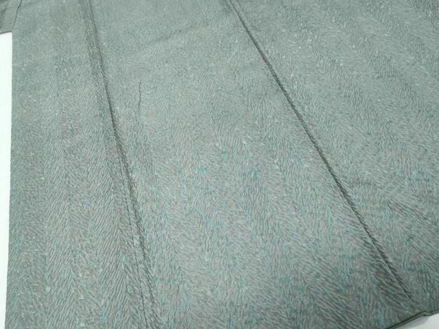 平和屋着物●名門　藤娘きぬたや・総絞り　杢目絞り　大島絞り　本場大島紬　正絹　逸品　DABK0386ud