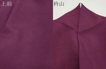 平和屋着物●豪華振袖　蒲葡色　正絹　逸品　DABK0391ud