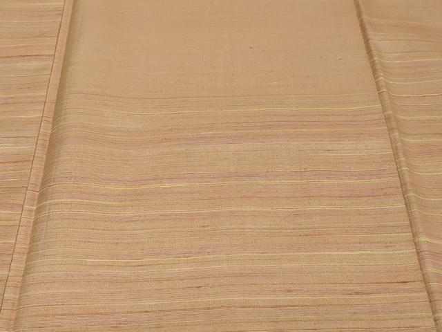 平和屋着物●紅花紬　米沢　訪問着　作家物　霞文　正絹　逸品　DABK0392ud
