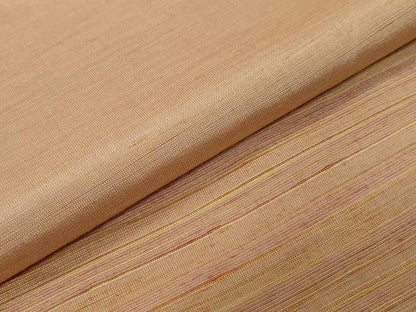 平和屋着物●紅花紬　米沢　訪問着　作家物　霞文　正絹　逸品　DABK0392ud