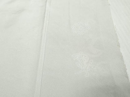 平和屋着物●中国三大刺繍　相良刺繍　総刺繍　訪問着　吉祥洋花文　金糸　正絹　逸品　DABK0397ud