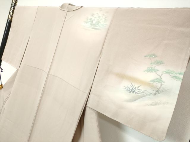 平和屋着物●訪問着　作家物　手描き　光悦寺住室　暈し染め　金彩　正絹　逸品　未使用　DABK0441ud