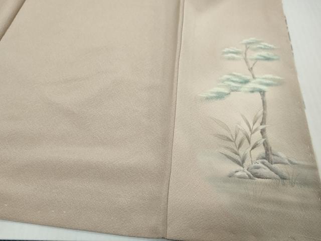 平和屋着物●訪問着　作家物　手描き　光悦寺住室　暈し染め　金彩　正絹　逸品　未使用　DABK0441ud