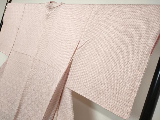平和屋着物●色留訪問着　総絞り　霞文　正絹　逸品　DABK0484ud