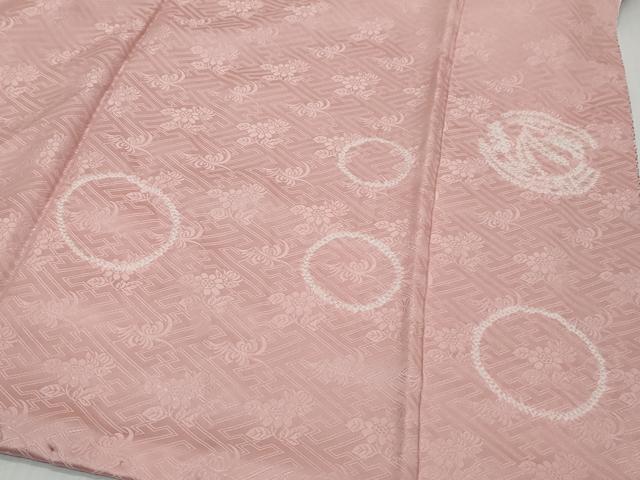 平和屋着物●色留訪問着　総絞り　霞文　正絹　逸品　DABK0484ud