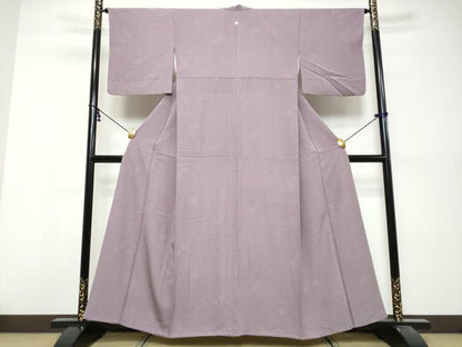 平和屋着物●江戸小紋　舞花文　正絹　逸品　DABK0491ud