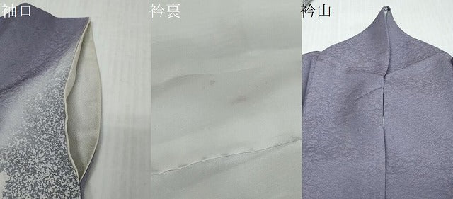 平和屋着物●訪問着　舞桜文　暈し染め　金彩　正絹　逸品　DABK0524ud