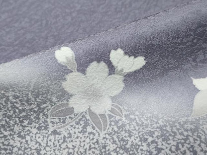 平和屋着物●訪問着　舞桜文　暈し染め　金彩　正絹　逸品　DABK0524ud