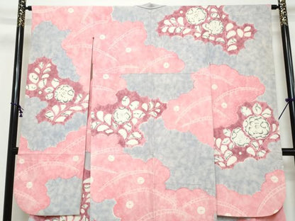 平和屋着物●豪華振袖　絞り　辻が花　正絹　逸品　DABK0550ud