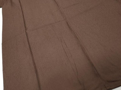 平和屋着物●上質な色無地　作家物　霞地紋　似せ紫色　正絹　逸品　DABK0552ud
