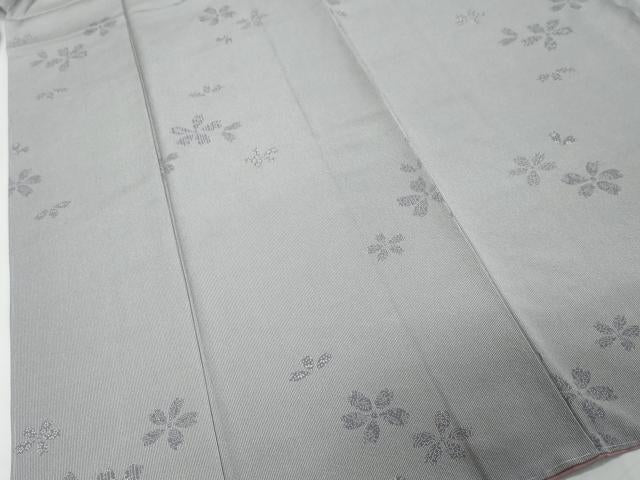 平和屋着物●江戸小紋　彫士：住田双光・染士：服部光擴　舞桜文　ほていや扱い　正絹　逸品　未使用　DABK0581ud