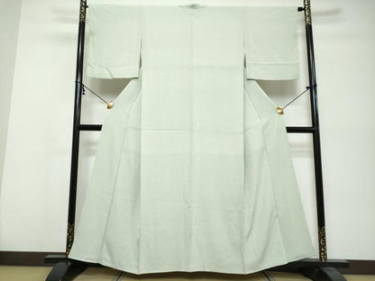 平和屋着物●上質な色無地　夏虫色　正絹　逸品　DABK0584ud