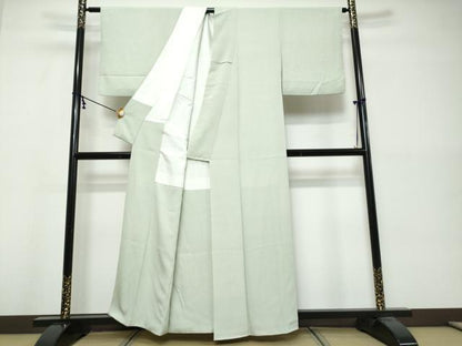 平和屋着物●上質な色無地　夏虫色　正絹　逸品　DABK0584ud