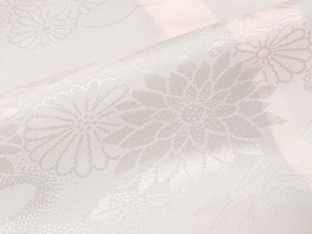 平和屋着物●振袖用長襦袢　無双仕立て　エ霞花地紋　暈し染め　半衿刺繍　洗える着物　未使用　DABK0593ud