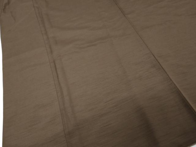 平和屋着物●男性　色無地　アンサンブル　長羽織　赤墨色　キングサイズ　洗える着物　DABK0673ud