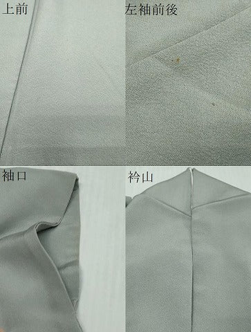 平和屋着物●上質な色無地　亜麻色　正絹　逸品　DABK0682ud
