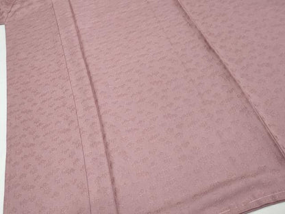平和屋着物●上質な色無地　桐　京紫色　正絹　逸品　未使用　DABK0694ud