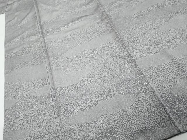 平和屋着物●江戸小紋　寄せ小紋柄　正絹　逸品　未使用　DABK0717ud