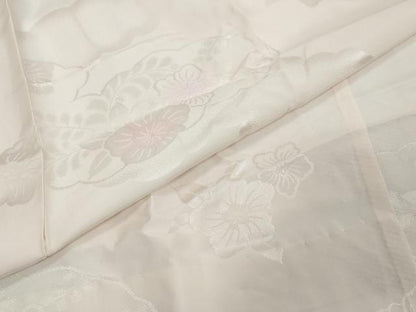 平和屋着物●振袖用長襦袢　無双仕立て　辻が花地紋　暈し染め　正絹　逸品　DABK0726ud
