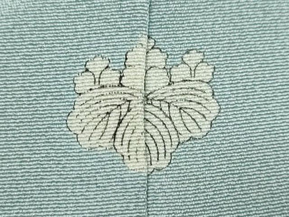 平和屋着物●十日町友禅作家　岡村蒼風　色留袖　樹林風景文　正絹　逸品　DABK0744ud