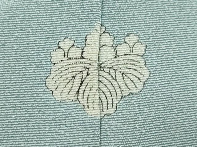 平和屋着物●十日町友禅作家　岡村蒼風　色留袖　樹林風景文　正絹　逸品　DABK0744ud