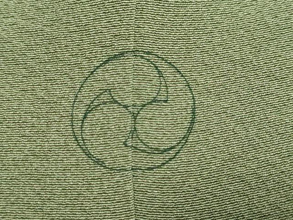 平和屋着物●上質な色無地　柳染色　正絹　逸品　DABK0756ud