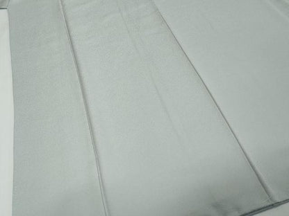 平和屋着物●上質な色無地　菱地紋　月白色　正絹　逸品　DABK0758ud