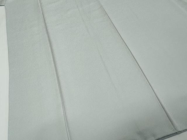 平和屋着物●上質な色無地　菱地紋　月白色　正絹　逸品　DABK0758ud