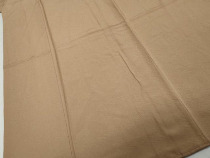 平和屋着物●上質な色無地　伽羅色　正絹　逸品　DABK0762ud