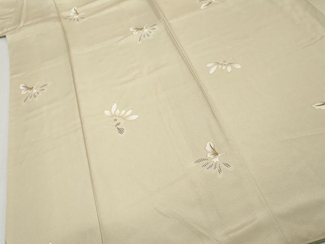 平和屋着物●上質な小紋　舞花文　正絹　逸品　DABK0776ud